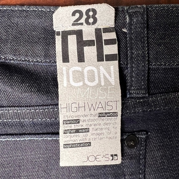 JOE’S JEANS The Icon Muse Boot Cut Geneveve Dark Wash Mid Rise Size 28 - Picture 7 of 12